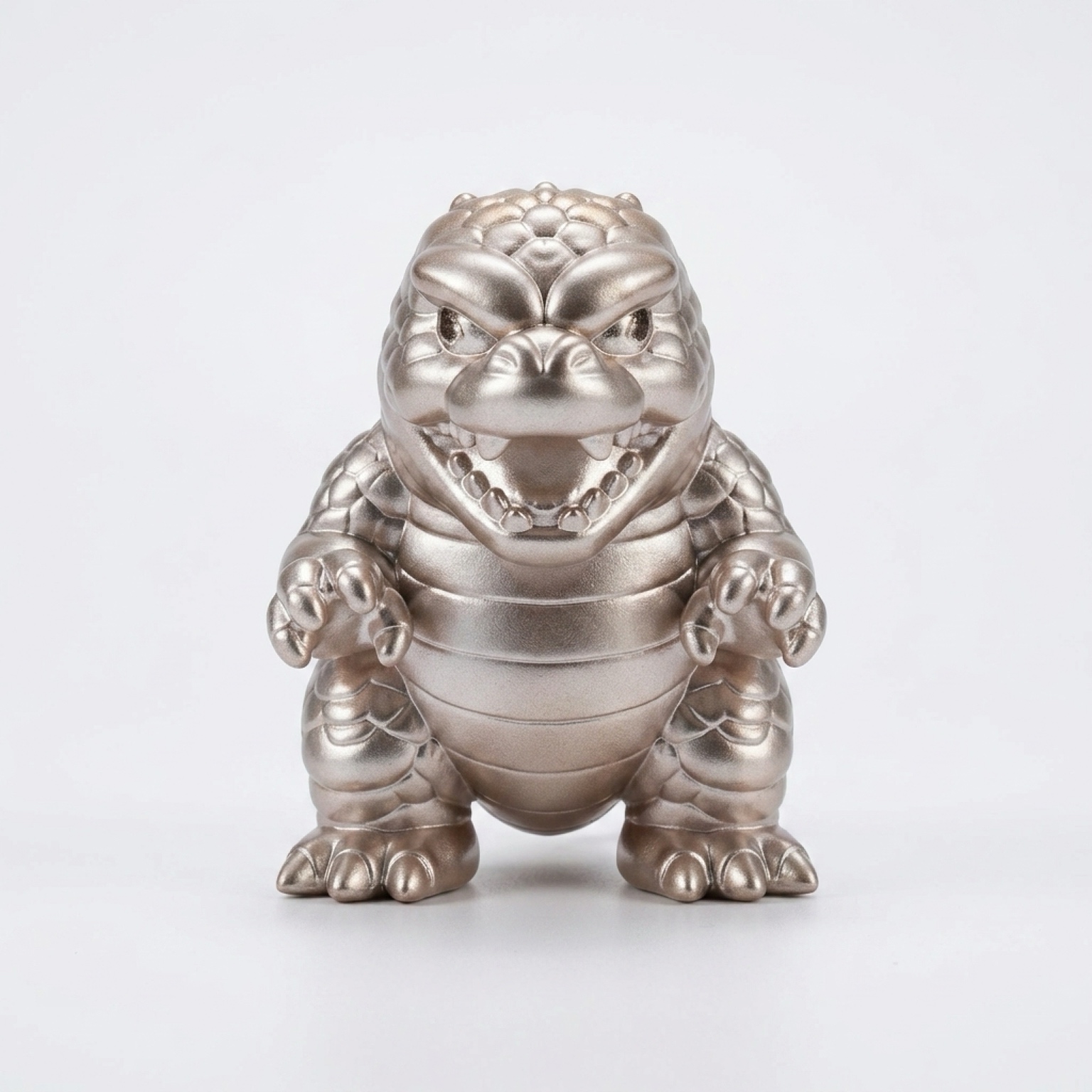 Silver Little Godzilla